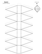Modèles de cristaux 3D à construire - Edition 2025