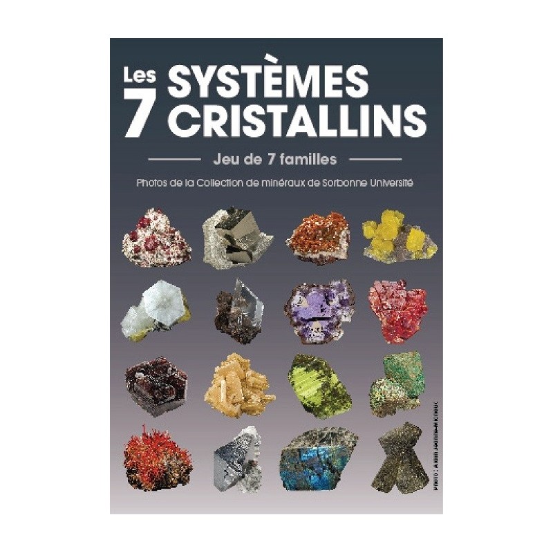 Jeu des 7 familles : Les 7 systèmes cristallins (EPUISE)